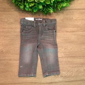 Cat and Jack Gray Skinny Jeans 12 mo.